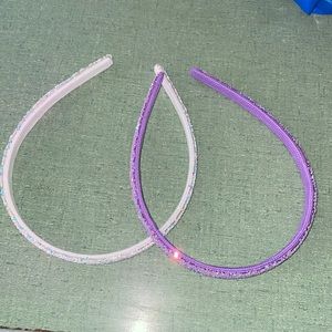 Set of 2 sparkly headbands